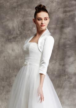 NEU* Bolero,Brautjacke aus Satin